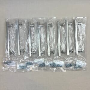 8 Pack Emtek Freestone 6" Bar Cabinet Pull Satin Nickle Urban Modern 86455US15